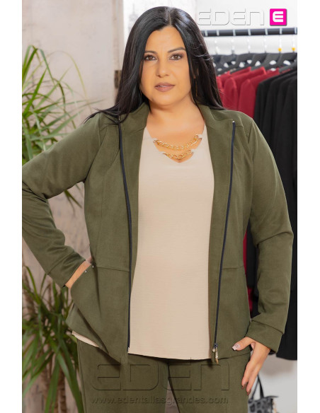 Chaqueta Iván Verde Con Alma - Imagen 1