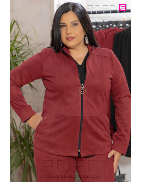 Chaqueta Iván Granate Con Alma - Imagen 2