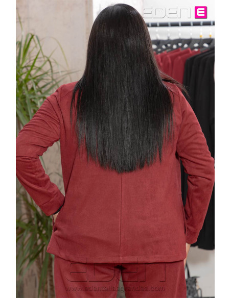 Chaqueta Iván Granate Con Alma - Imagen 3