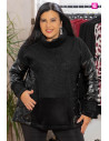 Poncho Chaqueta Gael Negro Con Alma