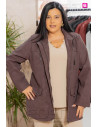 Chaqueta Ante Marrón Velika
