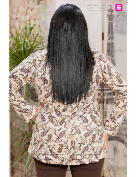 Camiseta Pasword Beige Victoria 56 - Imagen 2