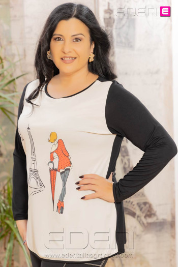 Camiseta Chica Paris Isabel G - Imagen 2