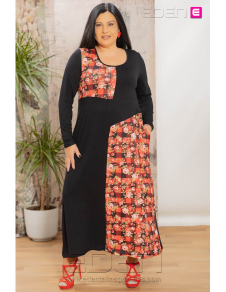 Vestido Ámbar Flores Victoria 56 - Imagen 1