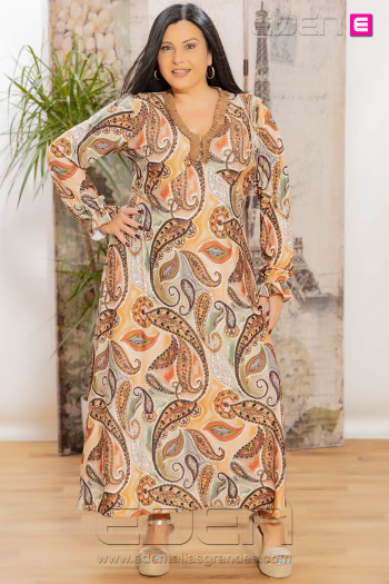 Vestido lucas beige  Con Alma - Imagen 1
