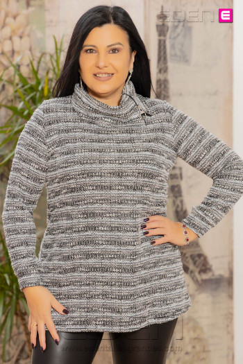 Jersey Chantel Negro Isabel G - Imagen 1