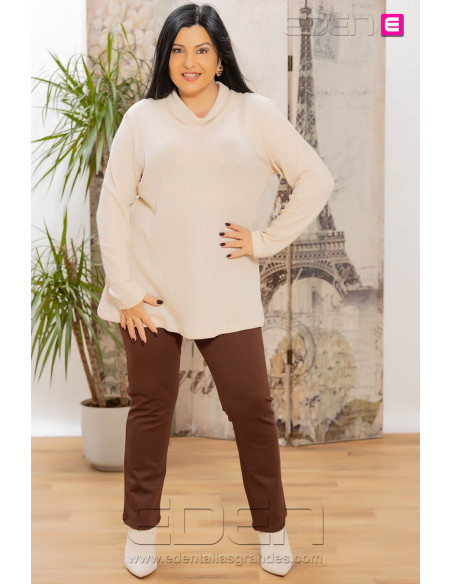 Pantalon Moldeador Marrón - Imagen 1