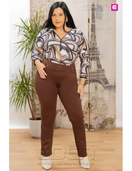 Pantalon Moldeador Marrón - Imagen 2