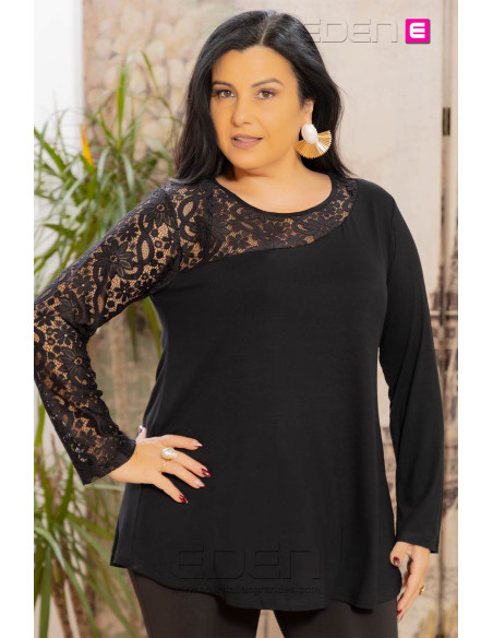 Camiseta Blonda Negro Victoria 56 - Imagen 1