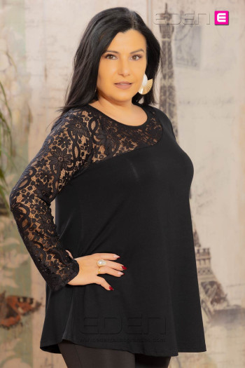 Camiseta Blonda Negro Victoria 56 - Imagen 2