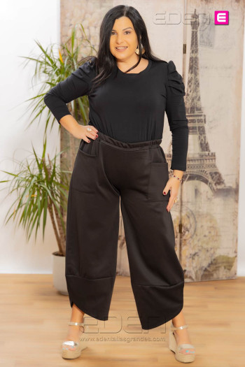 Pantalón Desigual Negro Valeria M - Imagen 2