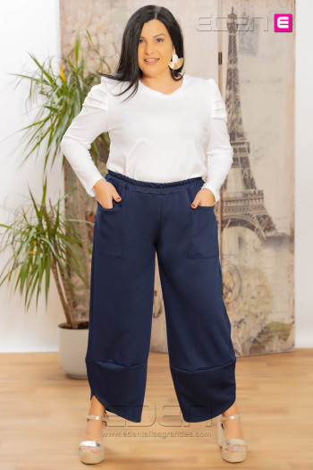 Pantalón Desigual Marino Valeria M - Imagen 2