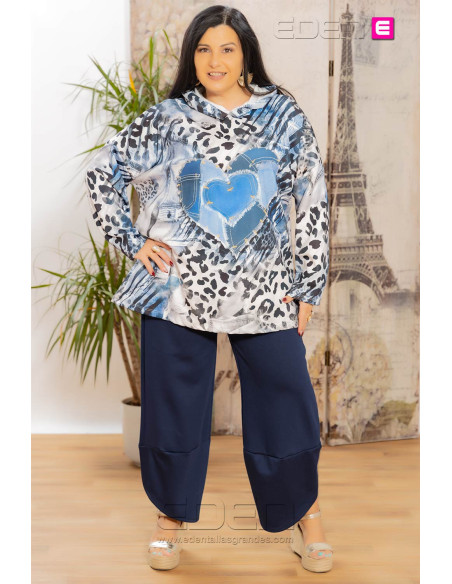 Pantalón Desigual Marino Valeria M - Imagen 2
