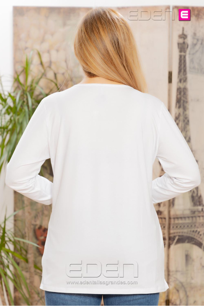 Imagen 3 - Camiseta Atrapasueños Blanco Velika Camiseta Atrapasueños Blanco Velika - Imagen 3