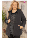 Chaquetón Roma Negro Velika