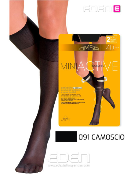 Imagen 1 - Mini Media Active Riposante 2 Pares Negro Omsa Mini Media Active Riposante 2 Pares Negro Omsa - Imagen 1