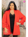 Blazer Valeria Rojo Valeria Milano