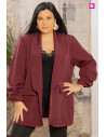 Blazer Valeria Granate Valeria Milano