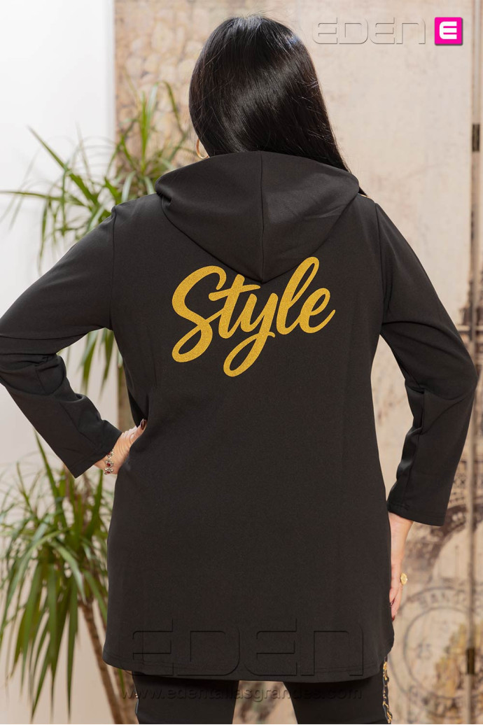 Imagen 3 - Chaqueta Negro Style Dorado Victoria 56 Chaqueta Negro Style Dorado Victoria 56 - Imagen 3