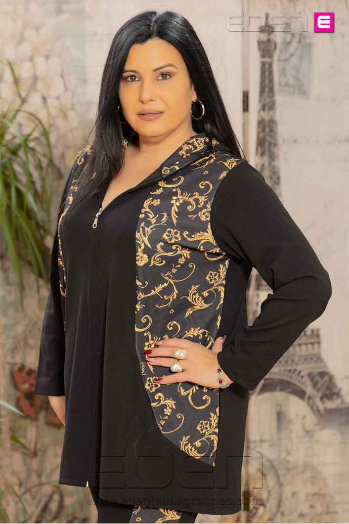 Imagen 2 - Chaqueta Negro Style Dorado Victoria 56 Chaqueta Negro Style Dorado Victoria 56 - Imagen 2