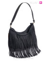 Bolso Mirabella flecos Negro