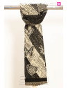 Pashmina Mariposas Negro