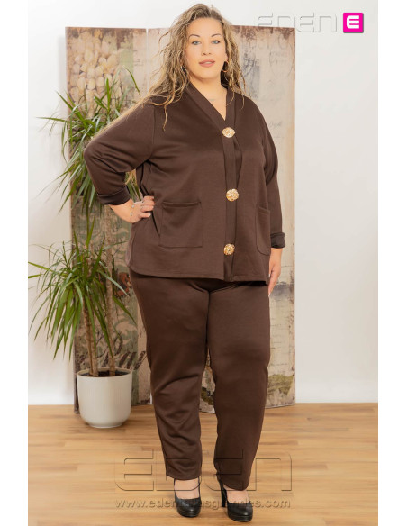 Imagen 1 - Conjunto Donna Marrón Valeria Milano Conjunto Donna Marrón Valeria Milano - Imagen 1