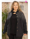 Sobre Camisa Tejana Negro Brillos Valeria Milano