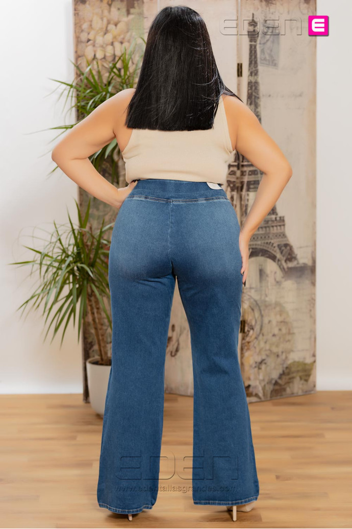 Legging Tejano Campana Carroyal Medium Blue Only - Imagen 3