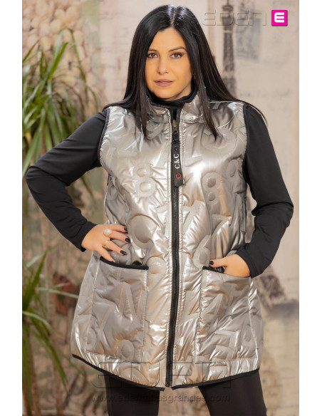 Chaleco Galáctico Plata Indra - Imagen 2