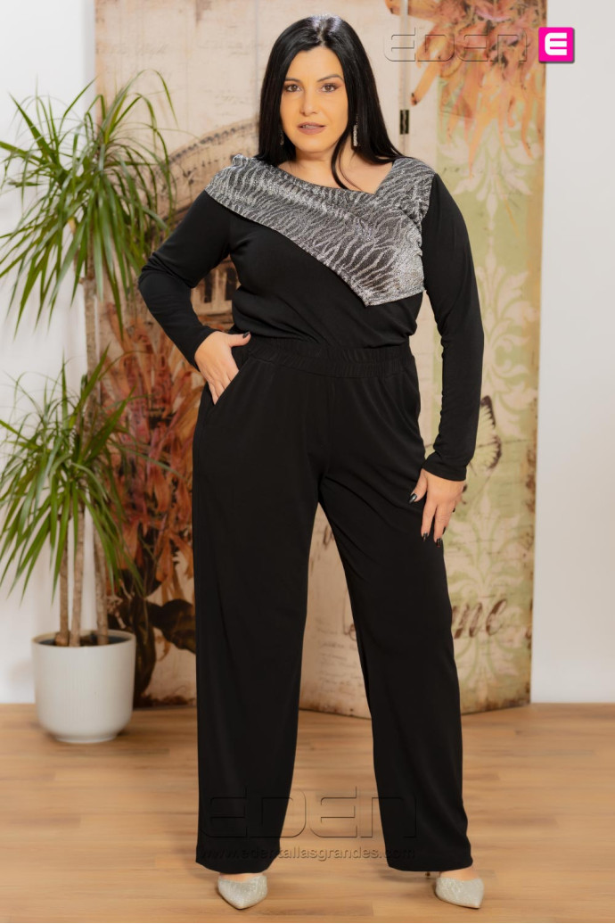 Pantalon Punto Recto Con Bolsillos Indra - Imagen 3