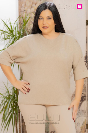 Jersey Velvet Tostado - Imagen 1