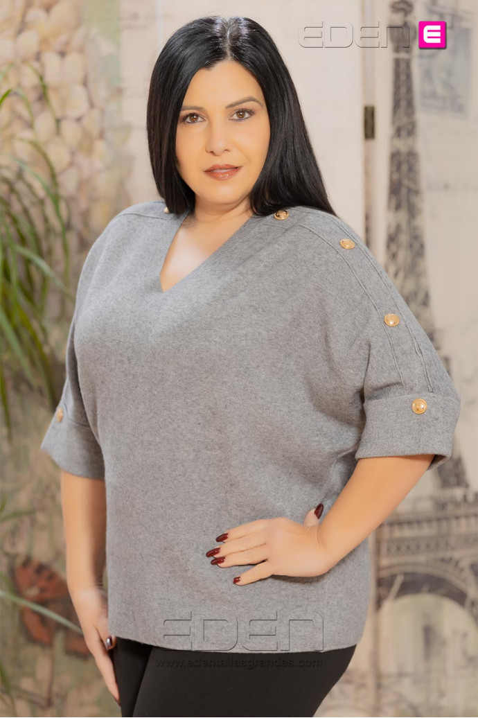 Jersey Botones Dorados Gris - Imagen 2