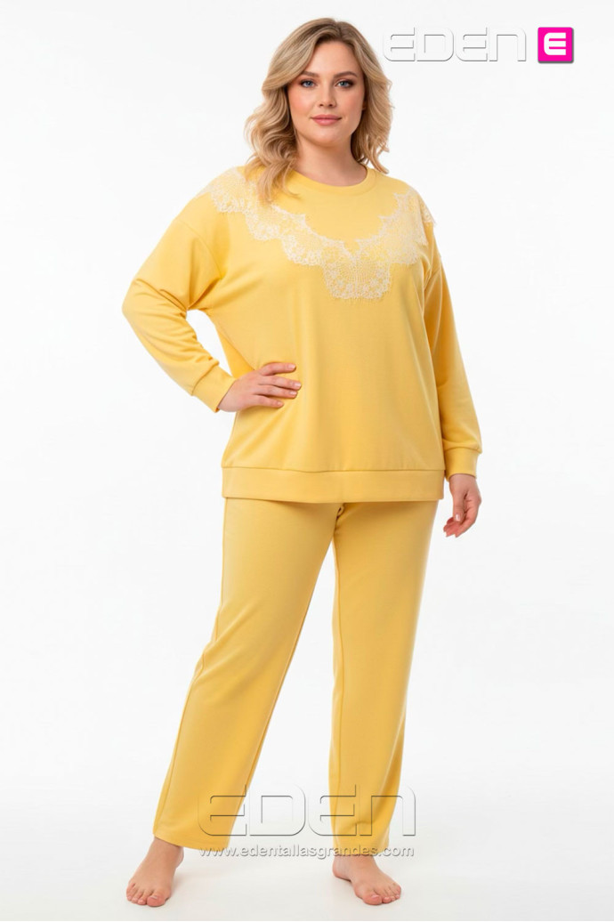 Conjunto Blonda Amarillo Valeria Milano - Imagen 1