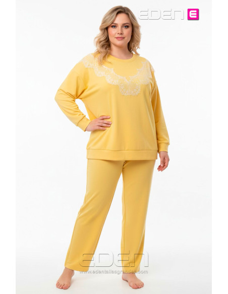 Conjunto Blonda Amarillo Valeria Milano - Imagen 1