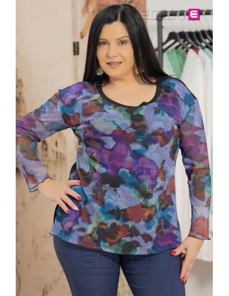 Camiseta Tul Estampada Spg - Imagen 1