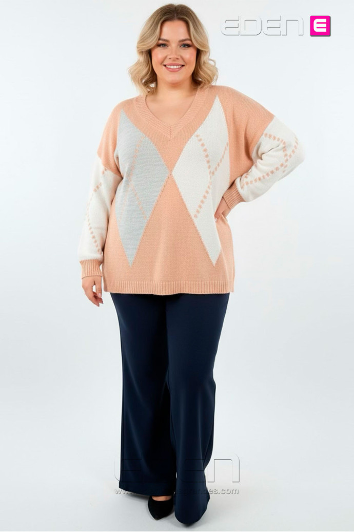 Pantalón Punto Campana Marino Valeria Milano - Imagen 1