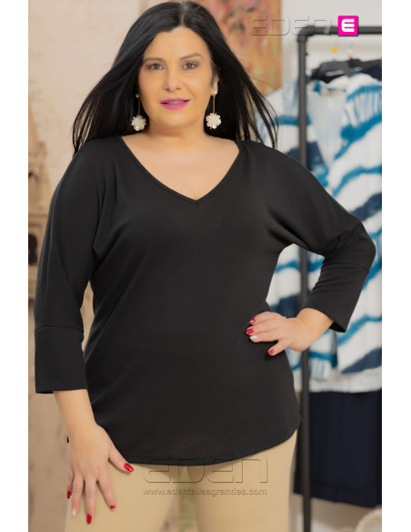 Camiseta Sevilla Negro Con Alma - Imagen 1