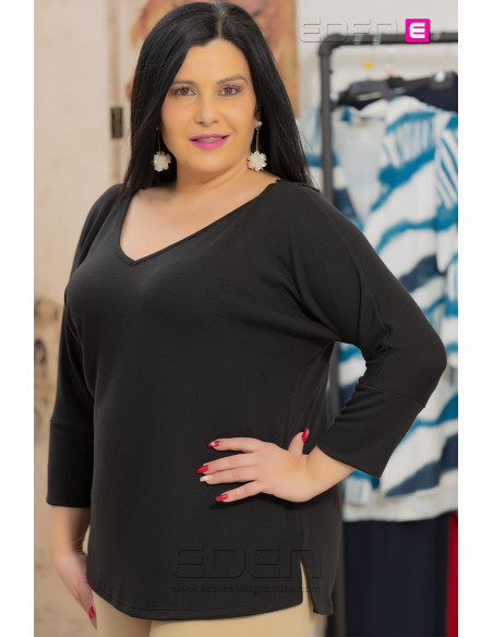 Camiseta Sevilla Negro Con Alma - Imagen 2