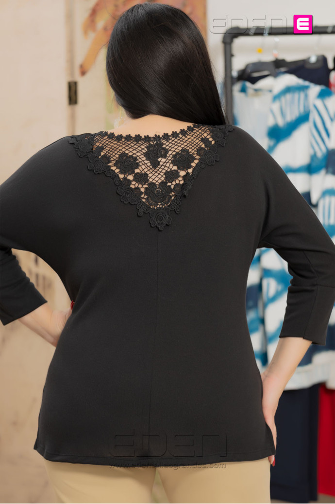 Camiseta Sevilla Negro Con Alma - Imagen 3