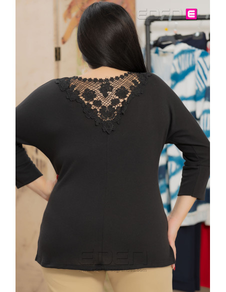 Camiseta Sevilla Negro Con Alma - Imagen 3