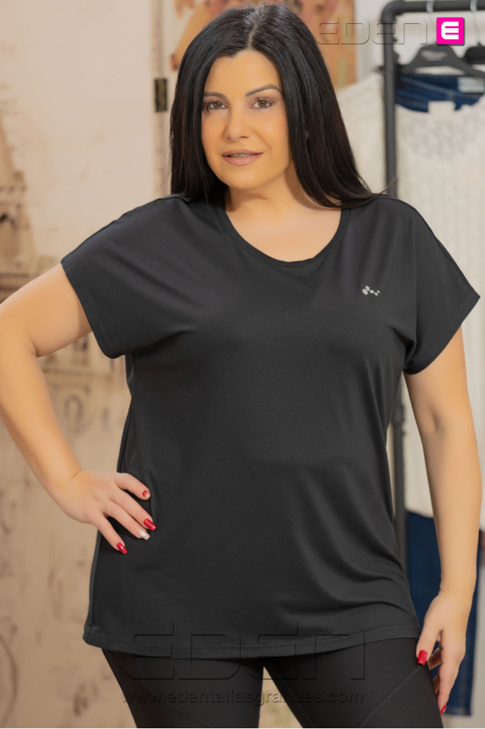 Camiseta Deportiva Suelta Onpaubree Black Only Play - Imagen 2