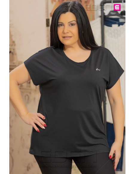 Camiseta Deportiva Suelta Onpaubree Black Only Play - Imagen 2