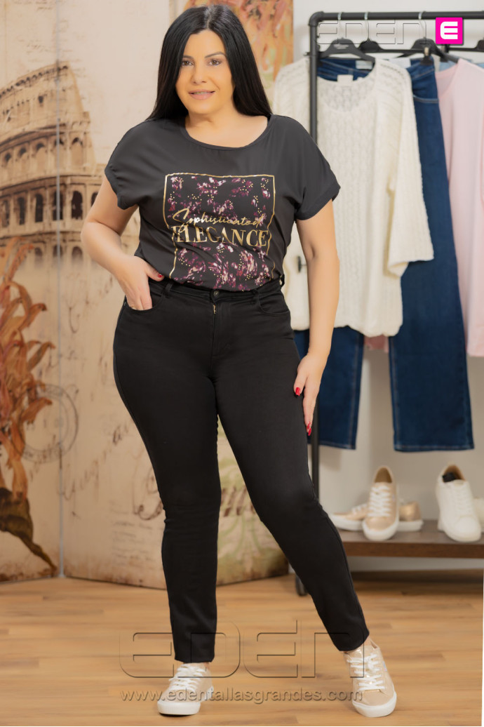 Tejano pitillo negro augusta only - Imagen 2