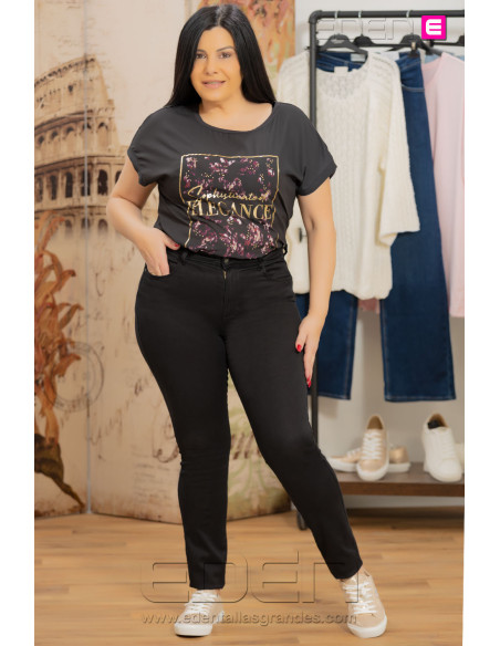 Tejano pitillo negro augusta only - Imagen 2