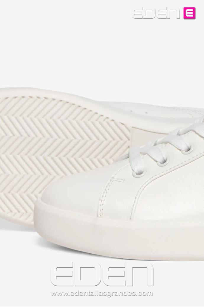 Sneaker Onlsoul-4 Blanco Detalles Dorados Only - Imagen 4