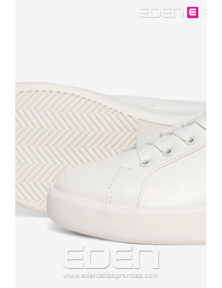 Sneaker Onlsoul-4 Blanco Detalles Dorados Only - Imagen 4