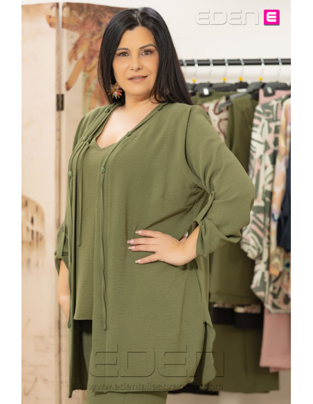 Chaqueta Barcelona Kaki Con Alma - Imagen 2