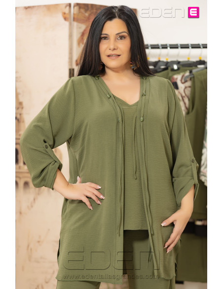 Chaqueta Barcelona Kaki Con Alma - Imagen 1