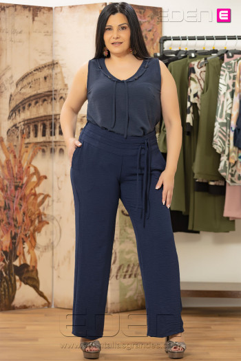 Pantalón Zamora Marino Con Alma - Imagen 2